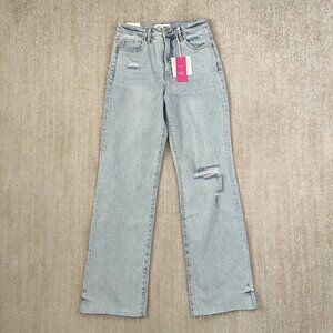 NWT Lovervet by Vervet Blue 90s Vintage Tummy Control Jeans 28/7